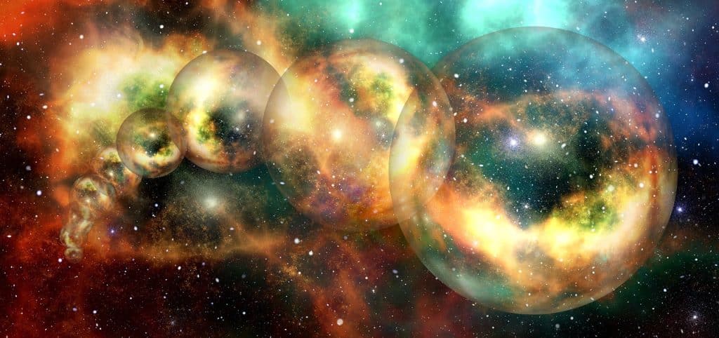 bulle d'énergie dans l'espace
