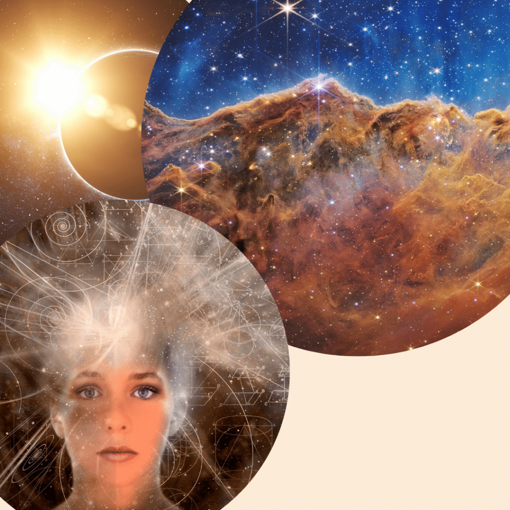 univers, soleil femme énergie hypnose bioénergétique quantique